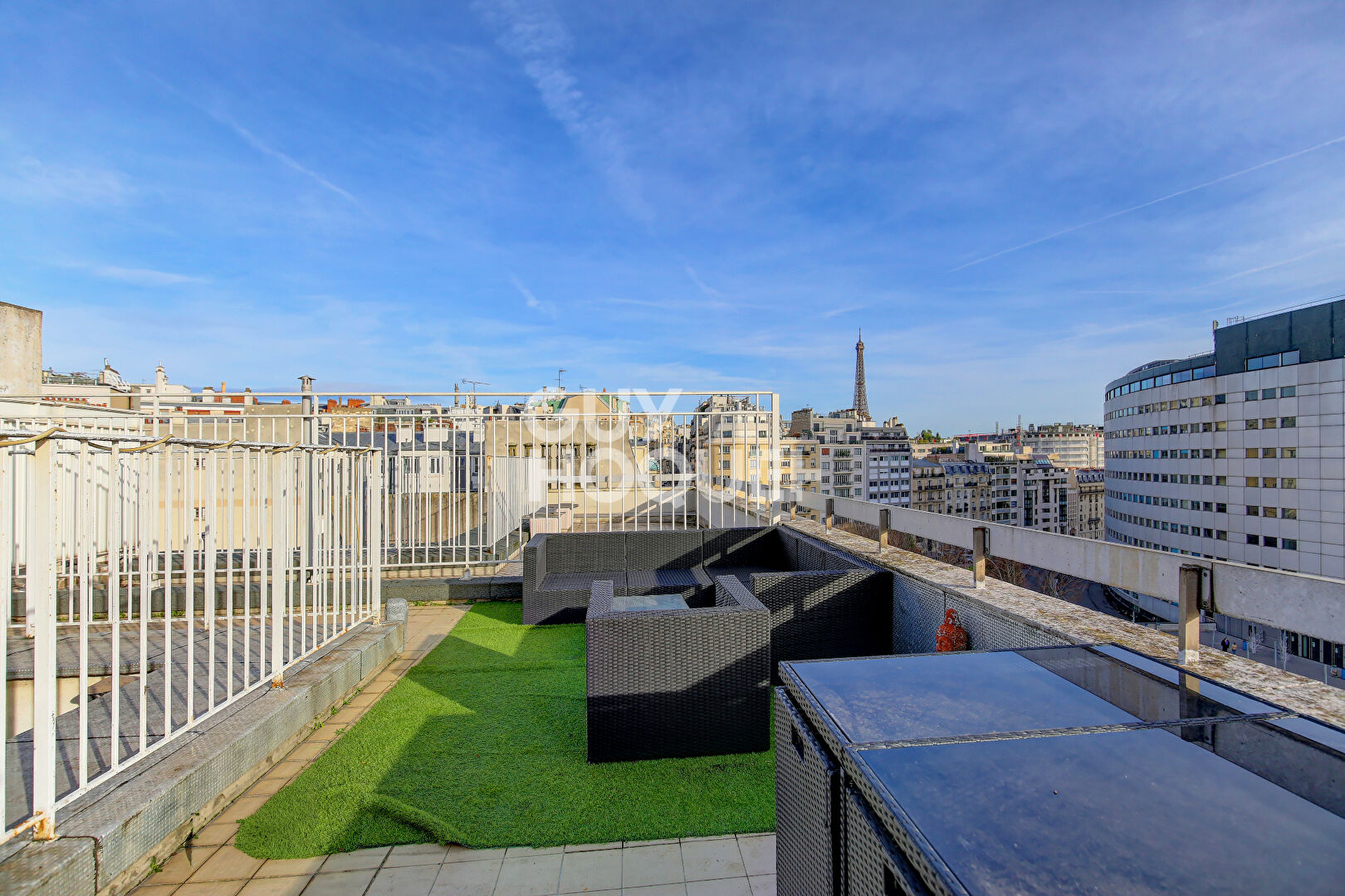 PARIS XVI RAYNOUARD 4 pièces 95m2+53m2 terrasses Tour Eiffel