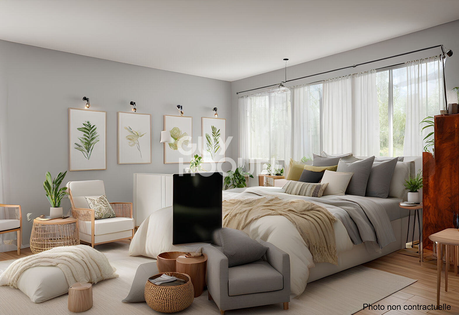 PARIS XVI, La Muette 3 chambres, 110m2 avec cave et parking