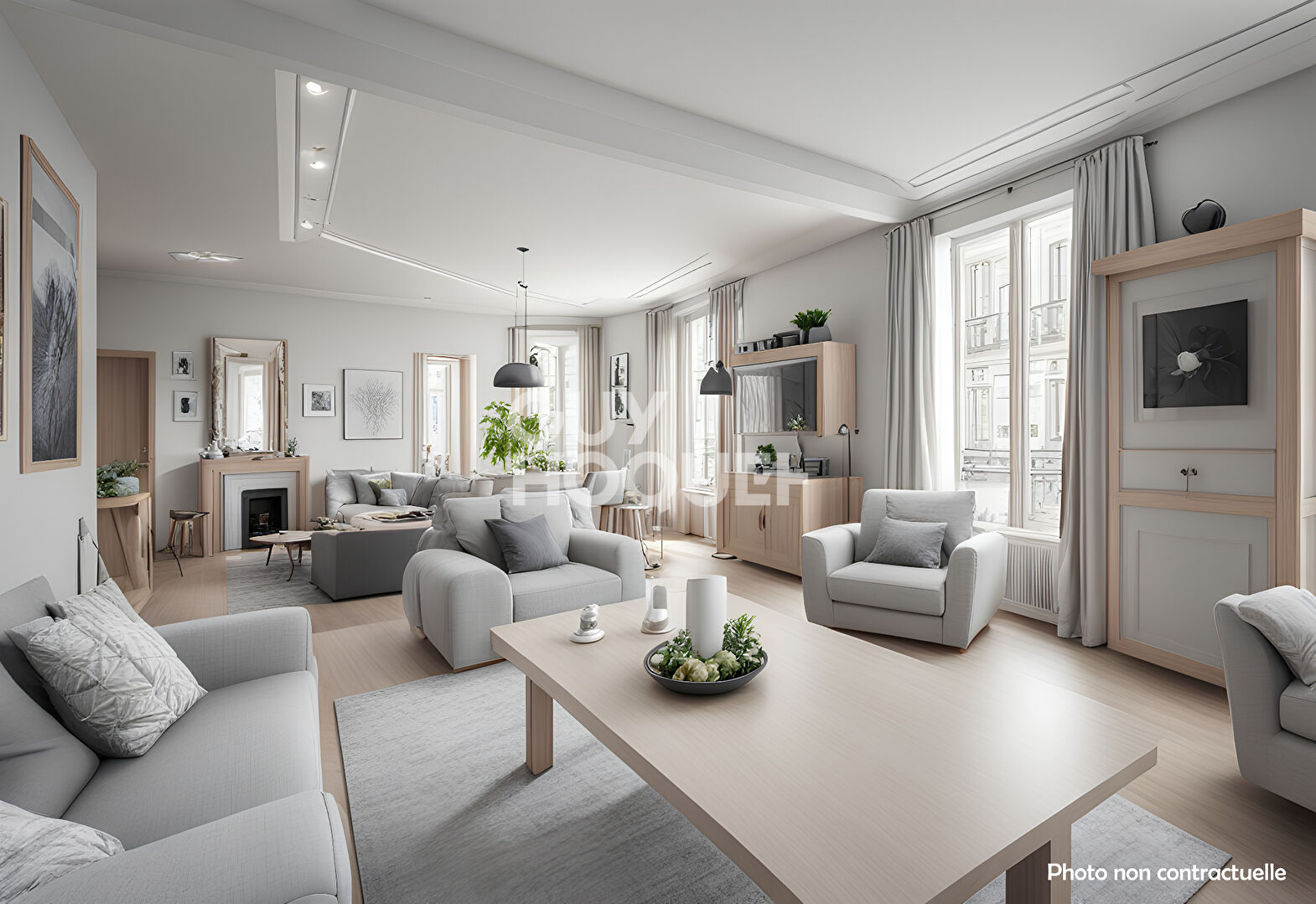 PARIS XVI, La Muette, Familial 3 chambres, Lumineux, Pièces de vie 52m2