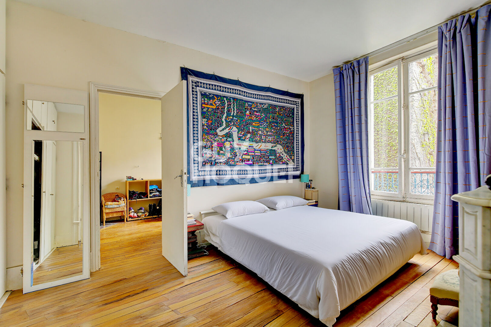 PARIS XVI, PASSY,  APPARTEMENT FAMILIAL, 4 CHAMBRES, BALCON, 129 M2 AVEC CAVE ET PARKING