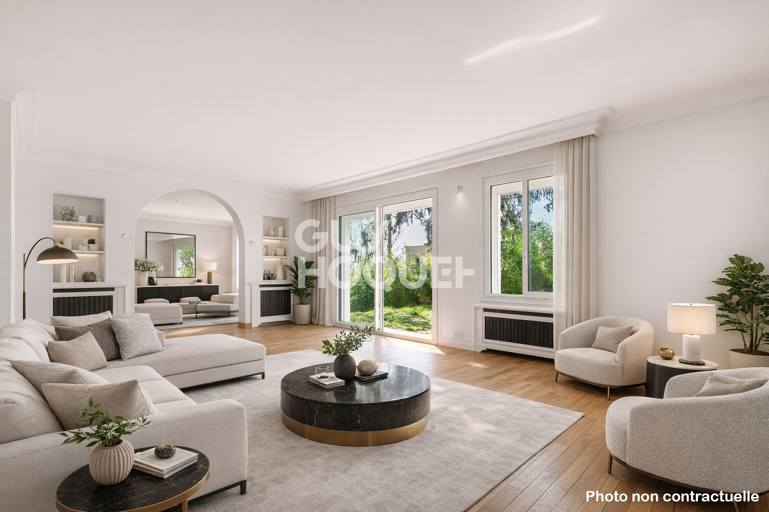 MAISON GARCHES, Superbe terrain et maison avec 5 chambres idéalement située.