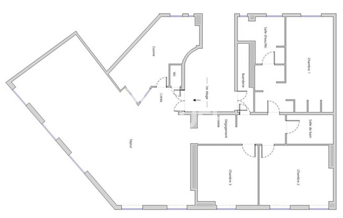 PARIS XVI, La Muette, Familial 3 chambres, Lumineux, Pièces de vie 52m2