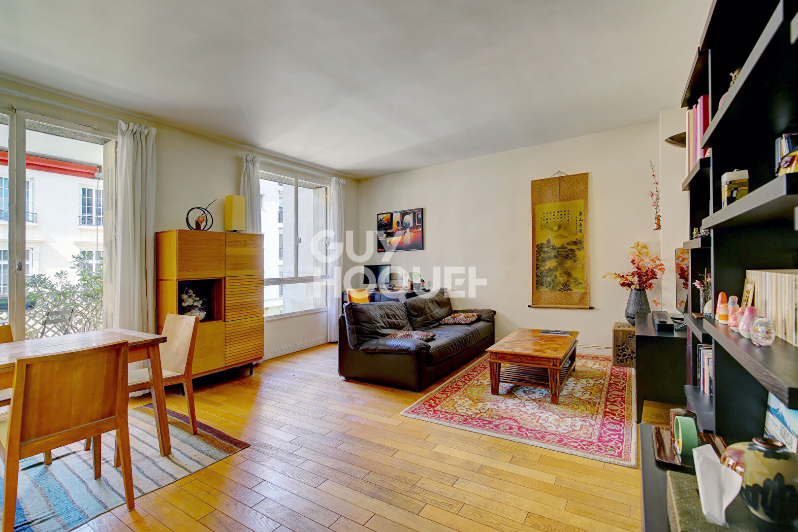 PARIS XVI, 2 CHAMBRES, PLACE RODIN, 75M2 AVEC TERRASSE DE 7.5M2