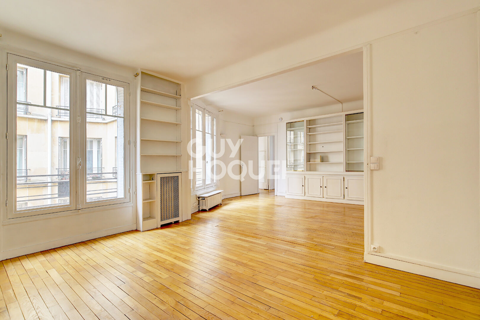 PARIS XVI, 74m2 3ème étage immeuble ancien Jasmin