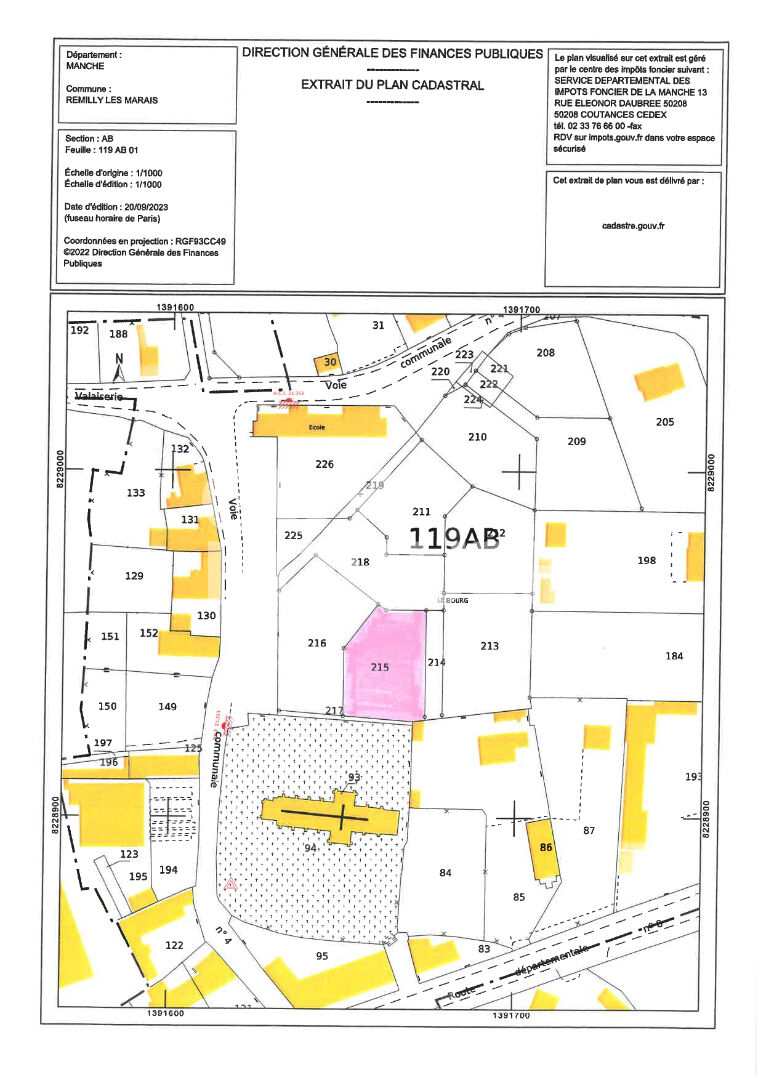 Terrain de 703 m2 à construire, Remilly Les Marais, lot n°7