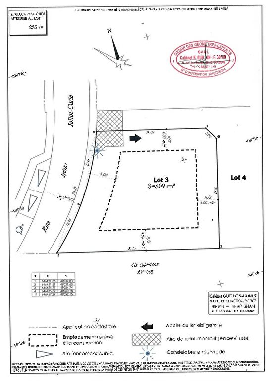 Terrain  609 m2 à Pia