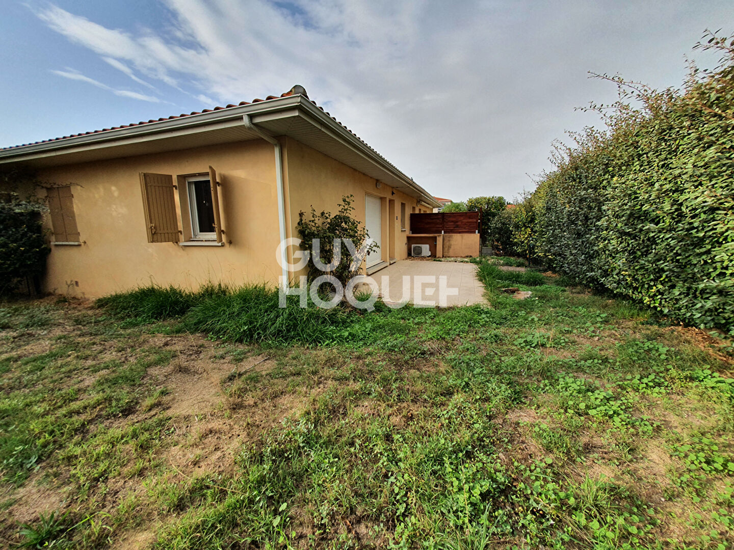 BAHO Villa 2 faces F3 de plain pied avec jardin, parking et garage