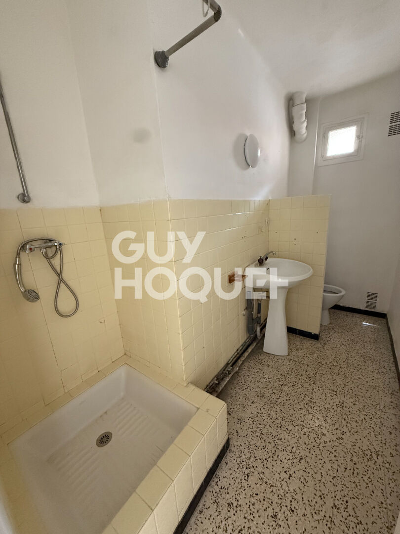 EXCLUSIVITÉ pour investisseur - A vendre à PERPIGNAN (66000) Secteur LYCEE ARAGO Appartement F2 avec balcon et cave