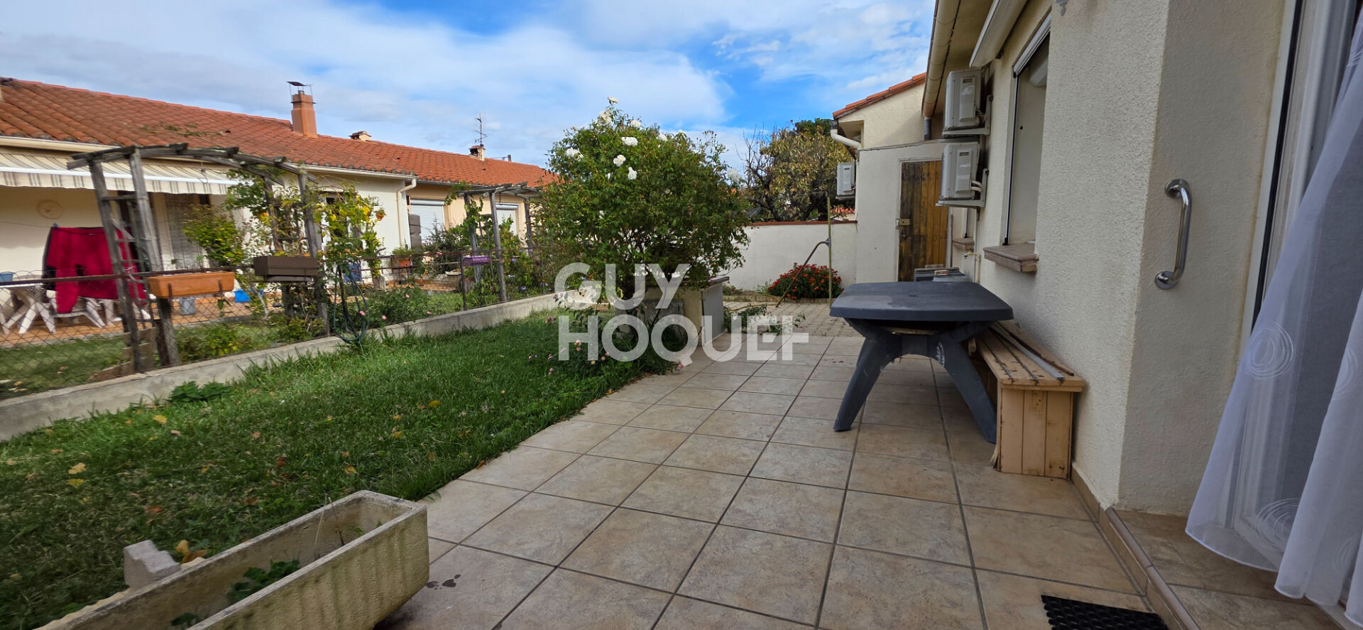 EXCLUSIVITE - à vendre à BAGES (66670) Maison  de plain-pied  - 3 chambres, jardin et garage