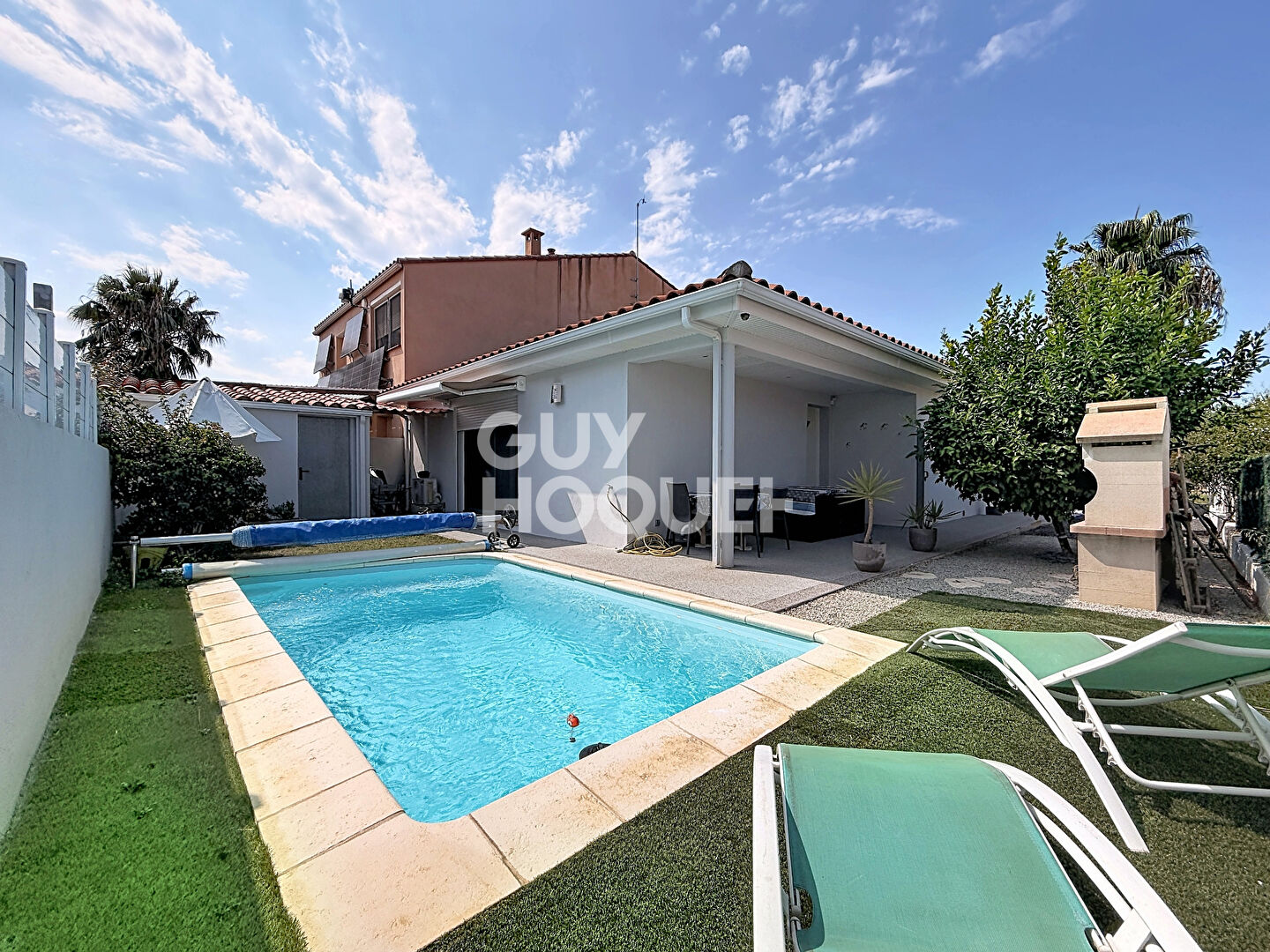 Maison récente de plain pied, avec piscine, 4 pièces de standing à vendre à Cabestany (66330)