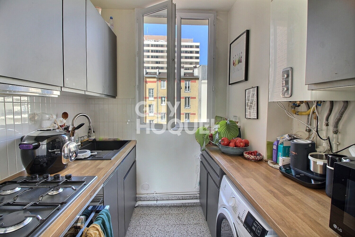 Magnifique appartement 3 pièces à Puteaux, exposition sud-est, en double exposition.