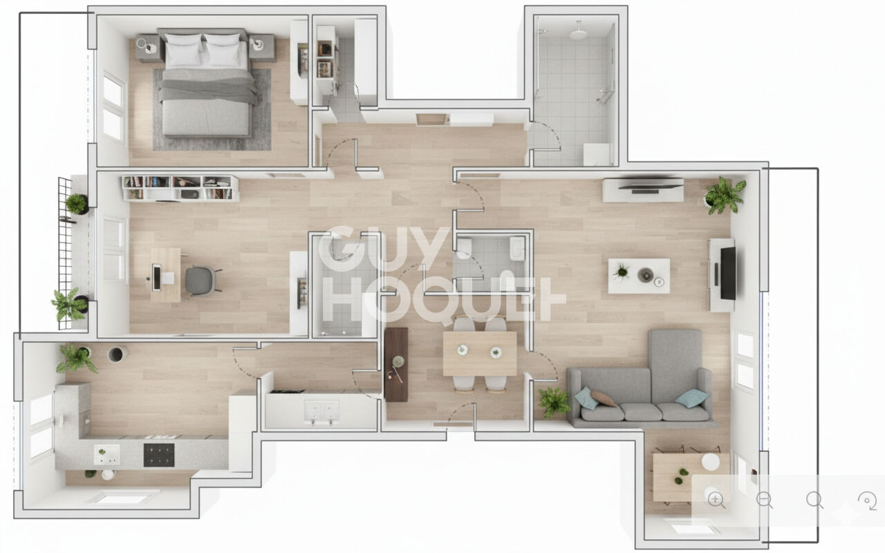 Appartement 3 pièces à Puteaux - Résidence Le Pacifique