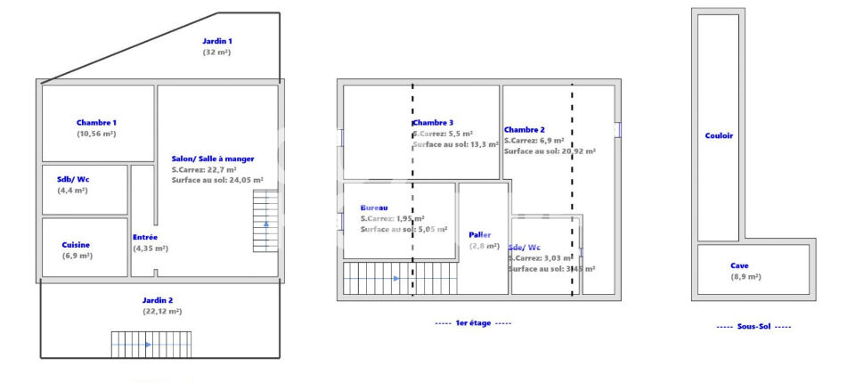 Maison à vendre à Puteaux - 3 chambres, au calme et ensoleillée !
