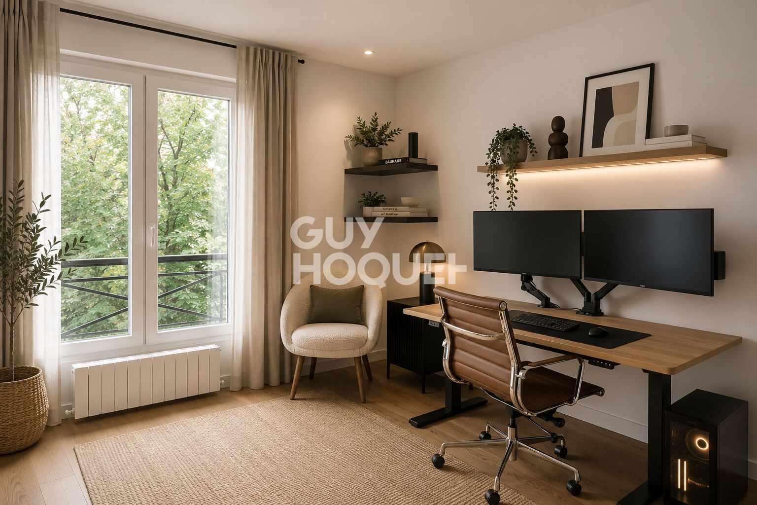 Puteaux Lorilleux  Appartement 5 Pièces 101 m²  Résidence Standing Proche La Défense
