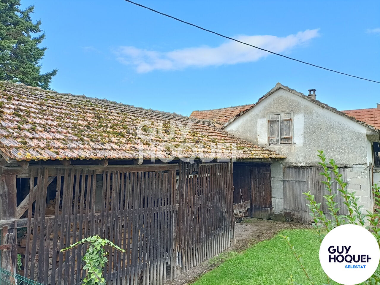 Baldenheim, petite dépendance à aménager ou terrain de construction