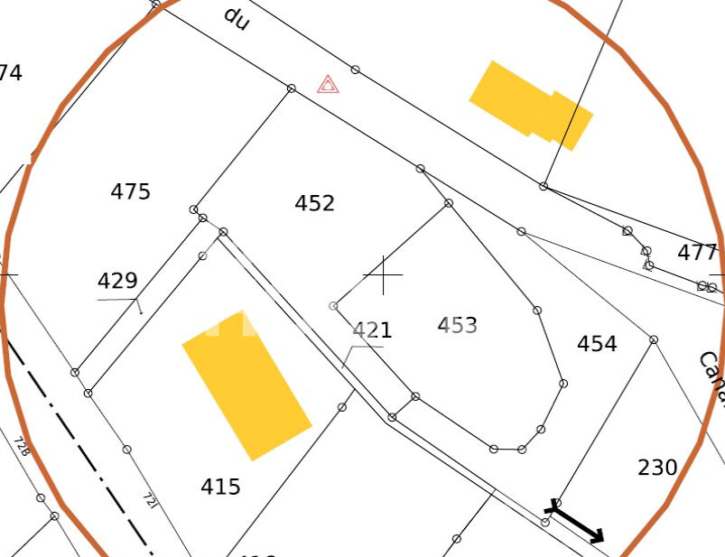 Terrain avec magnifique vue à Lalaye 1563 m2