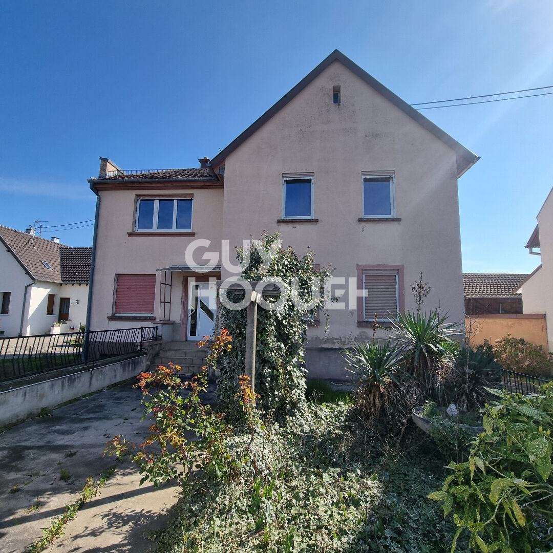 Maison d'habitation 151 m² sur 4,27 ares de terrain SELESTAT avec jardin