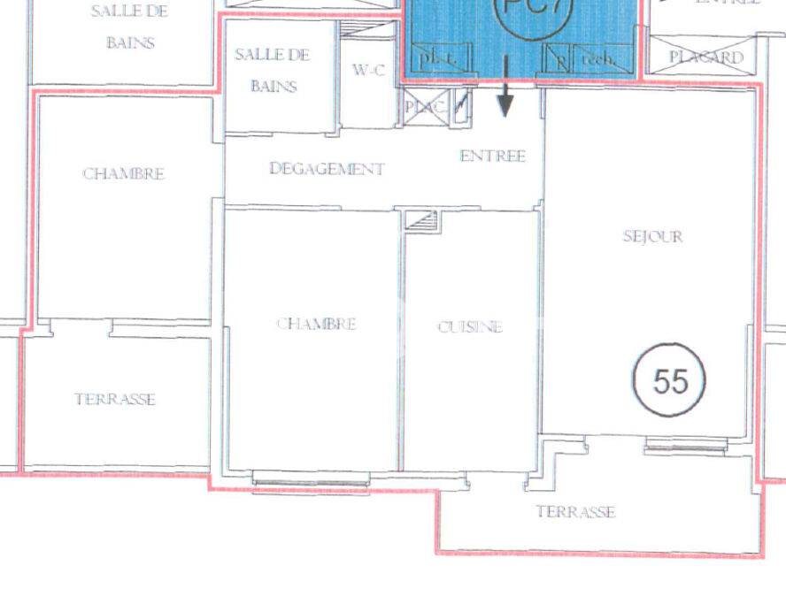 Appartement 3 pièces avec balcons et double garage à Benfeld - 62 m² - Exclusivité