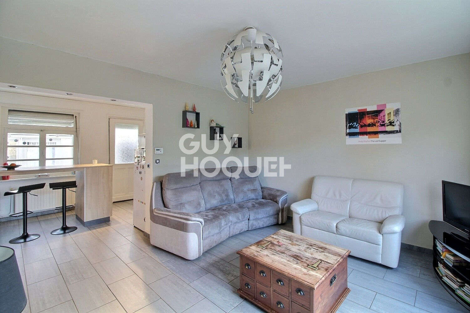 Semi-individuelle avec jardin et garage