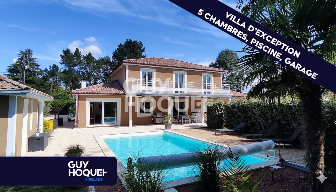 Villa d'exception, 5 chambres, double garage