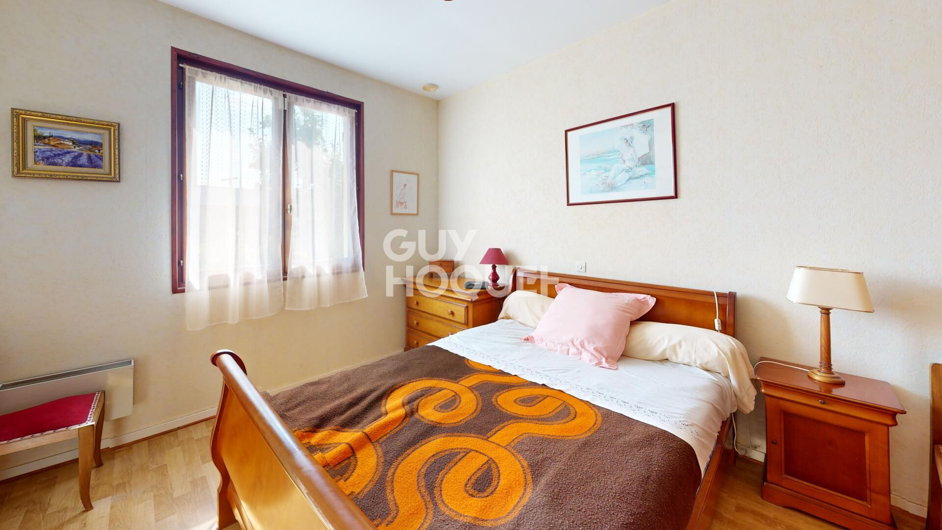 Maison de plain pied, 4 chambres, garage