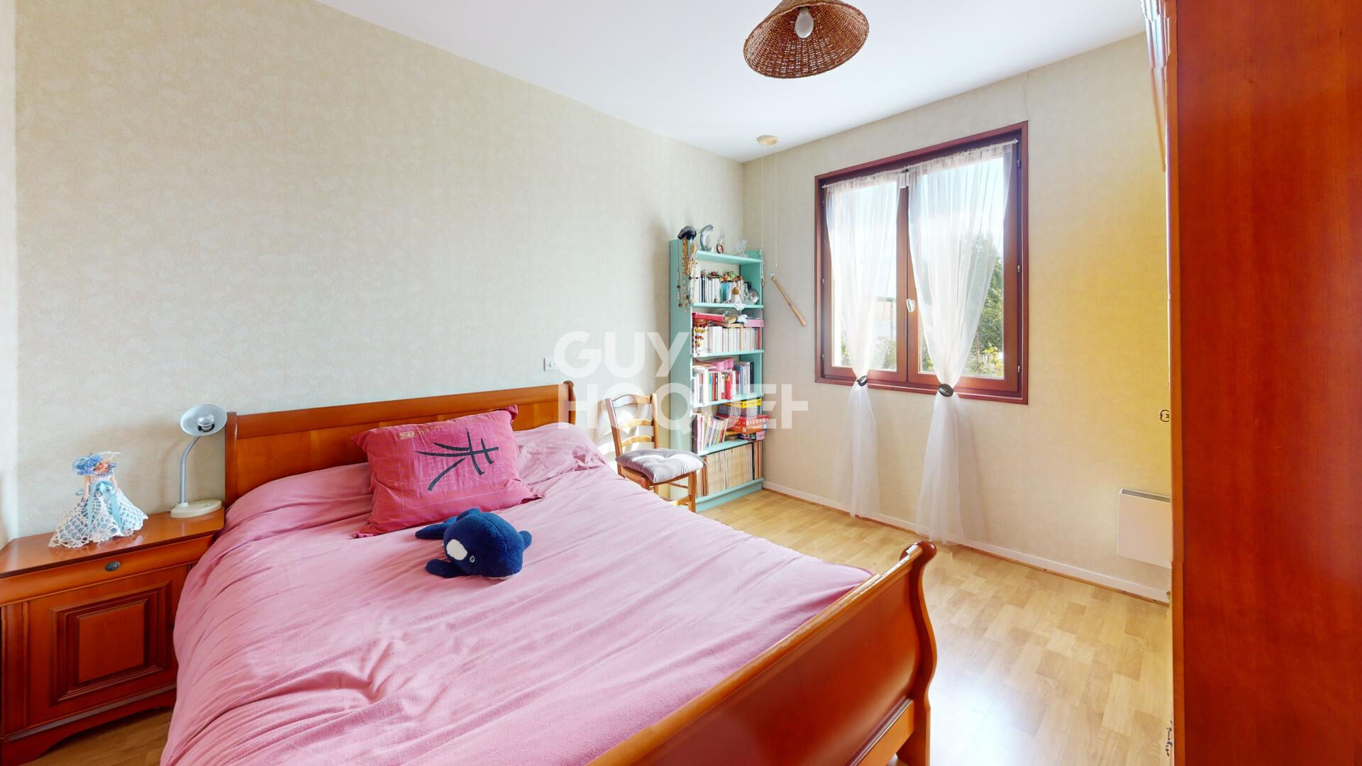 Maison de plain pied, 4 chambres, garage