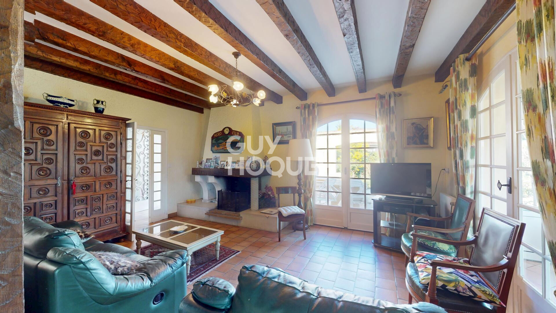 Maison plain pied, 4 chambres, garage, au calme