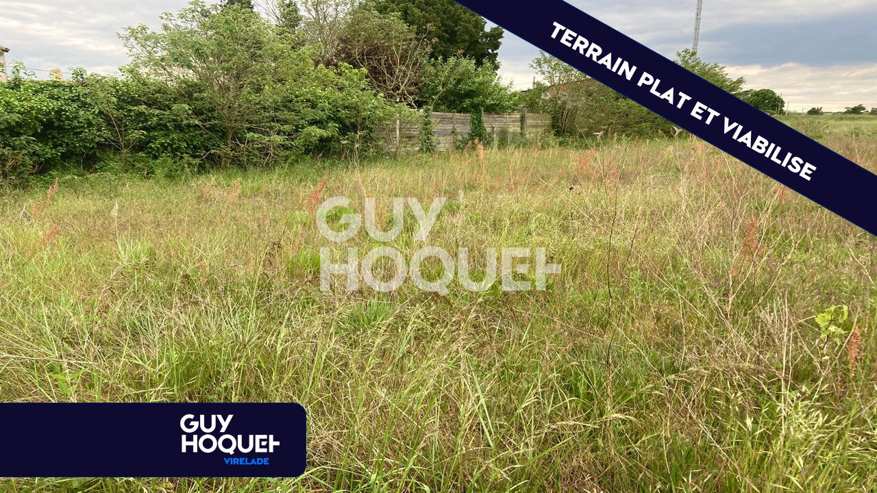 Terrain plat et viabilisé