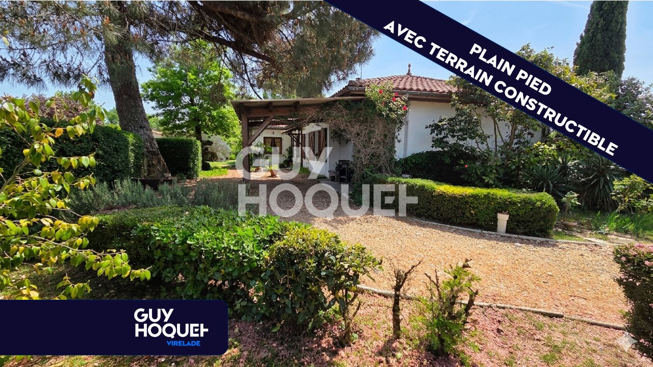 Maison de plain pied, au calme, garage, terrain constructible