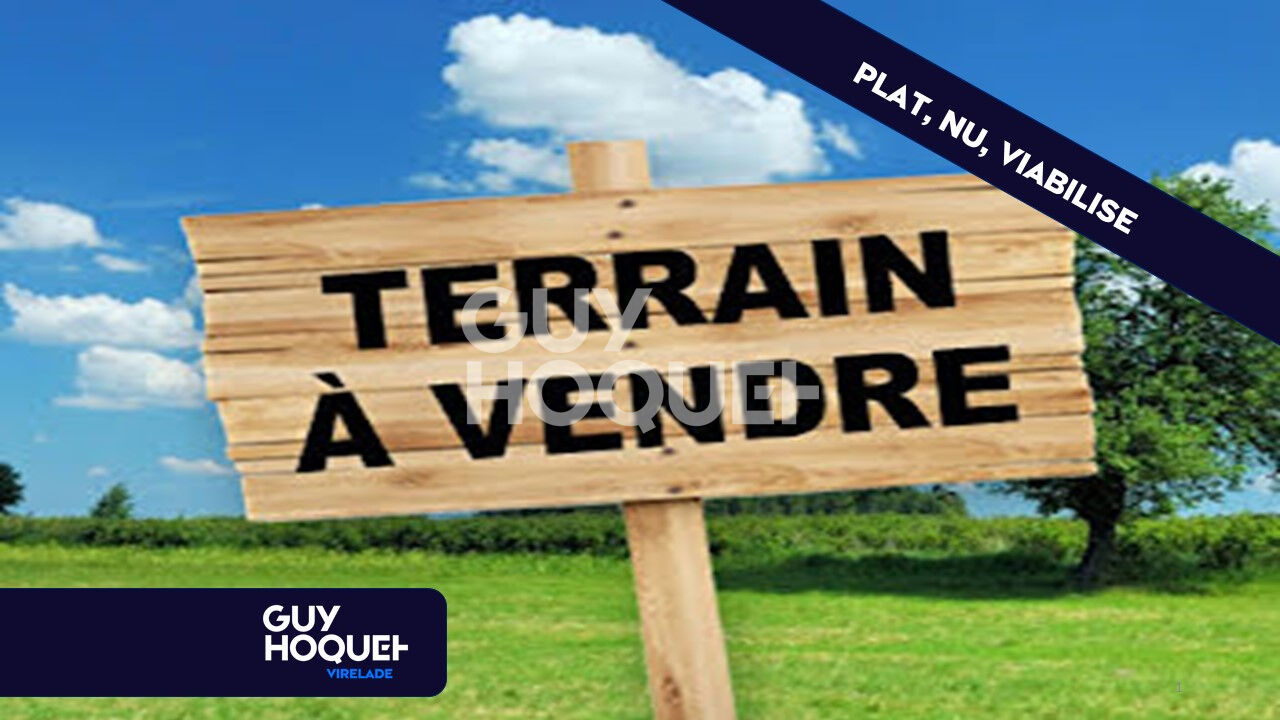Terrain plat, nu et viabilisé de 520 m2