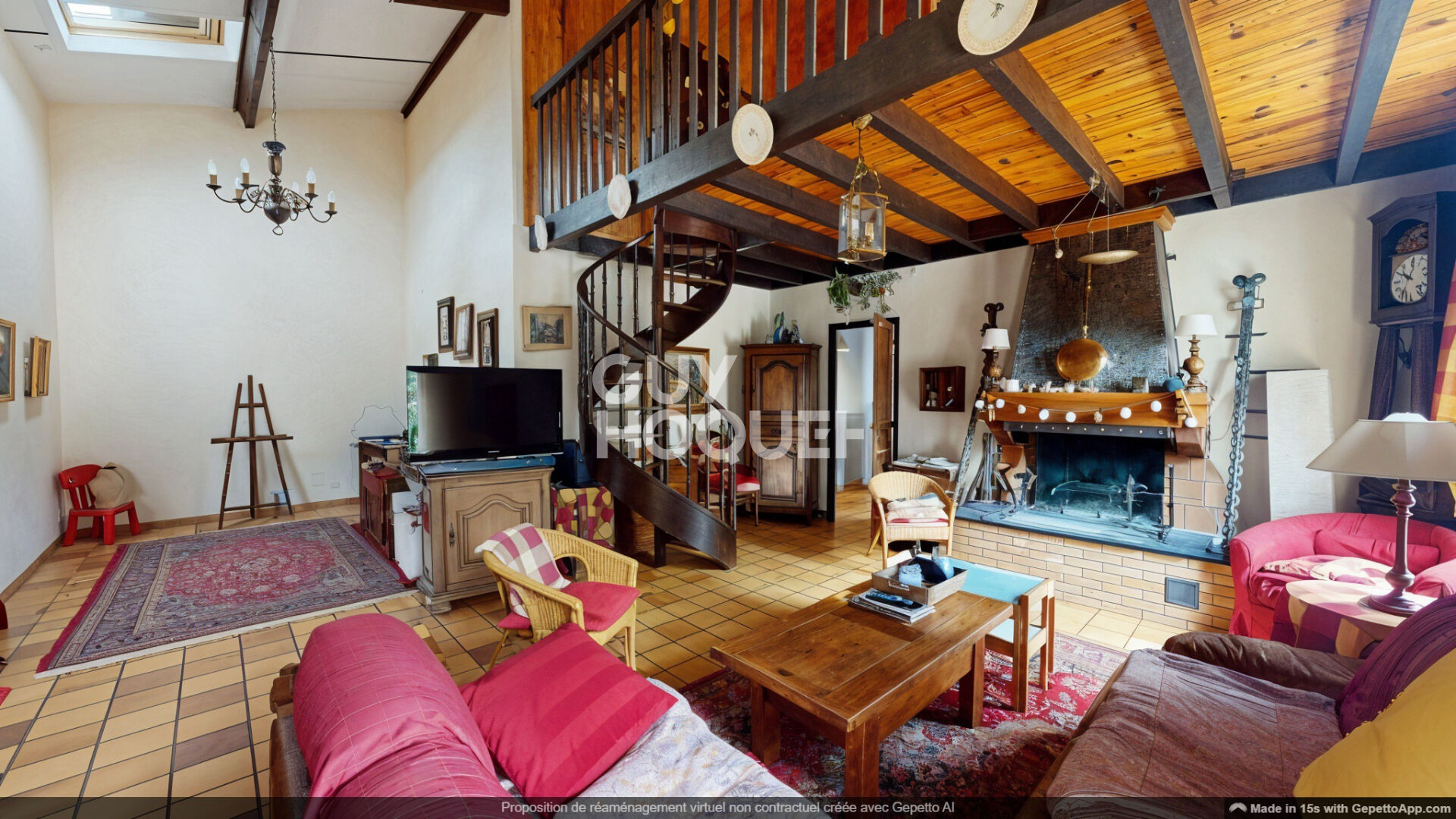 Maison spacieuse avec dépendances A VENDRE.