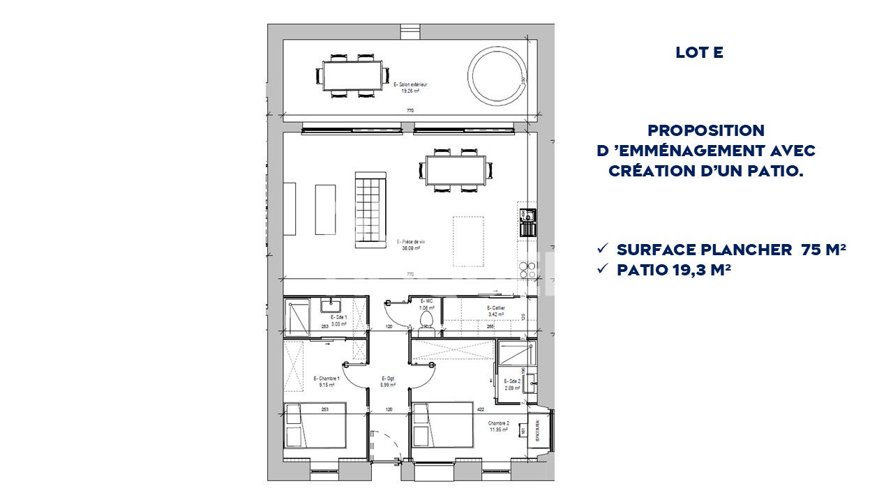 Proche LA BREDE Votre T4 à amménager dans propriété XIX°