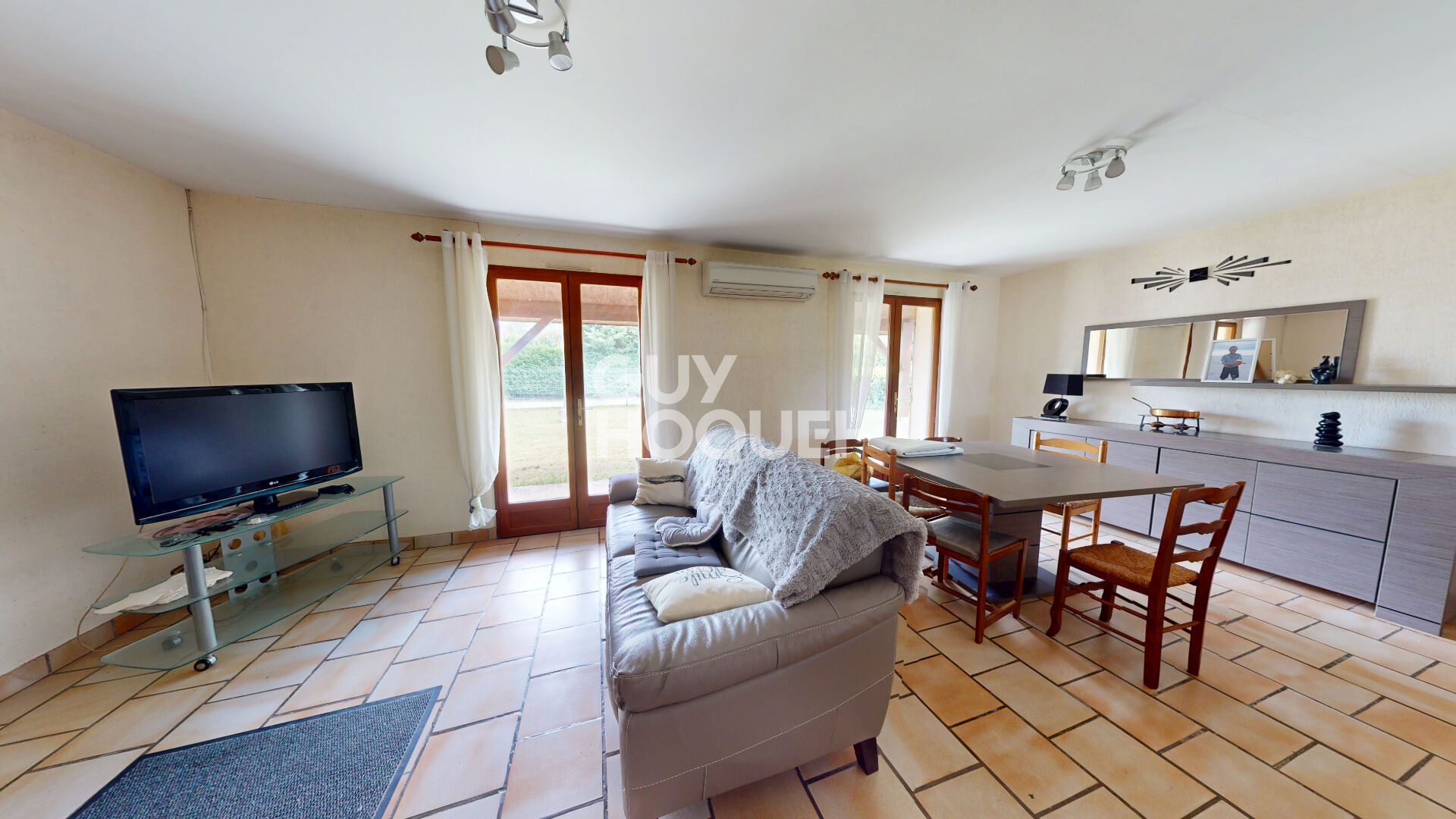 Maison de plain pied, 3 chambres, garage