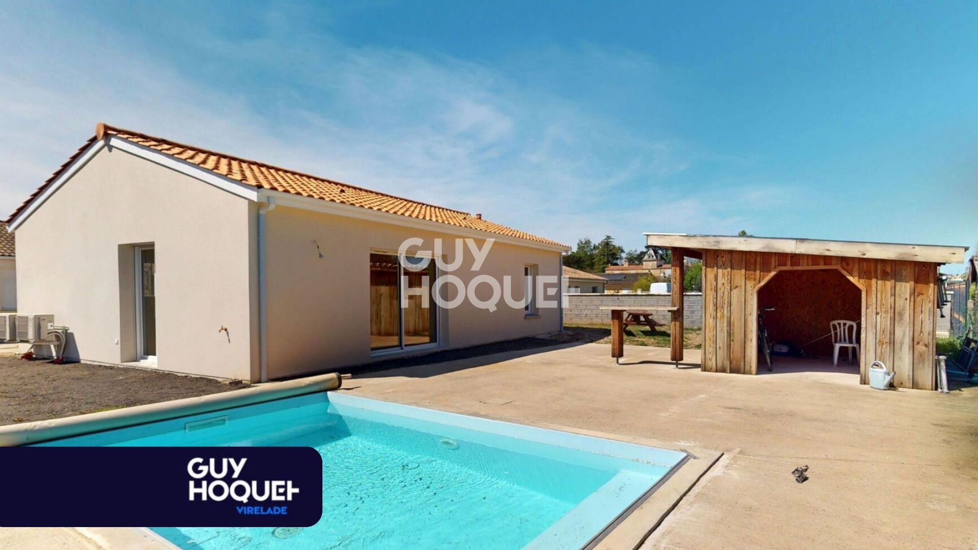 Maison neuve avec piscine