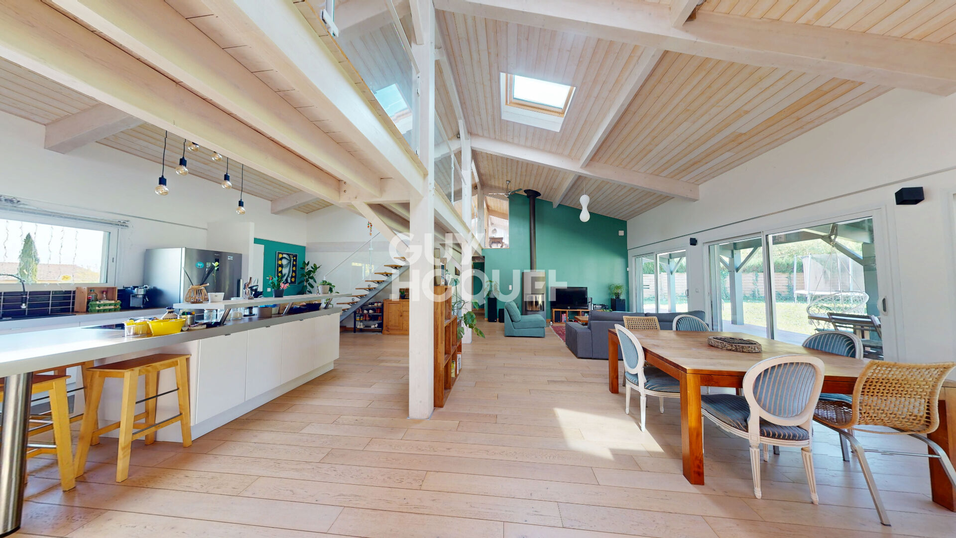 Villa d'exception, 4 chambres, 2 bureaux, au calme