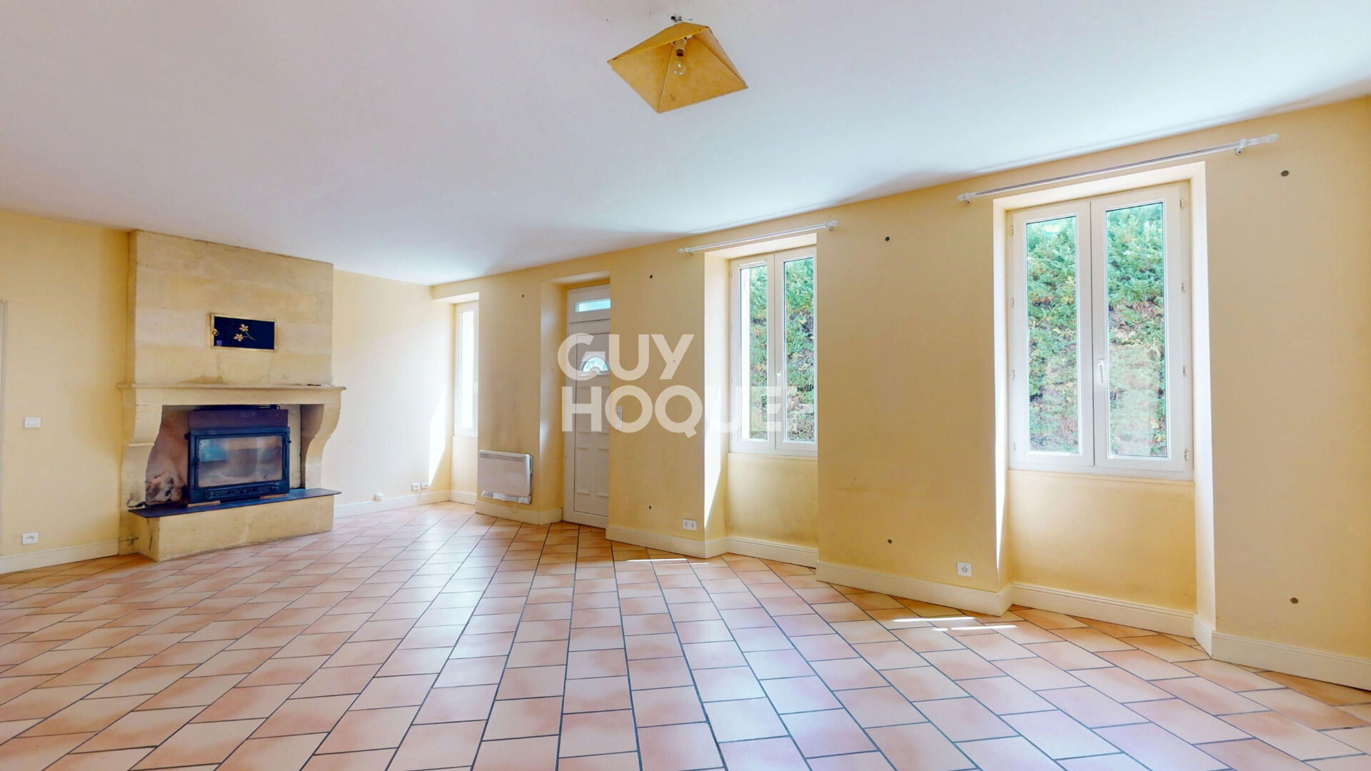 Maison de plain pied, garage, jardin