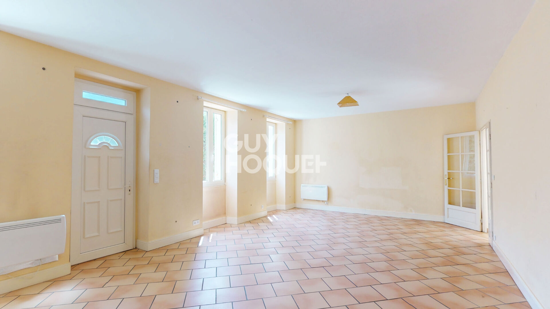 Maison de plain pied, garage, jardin