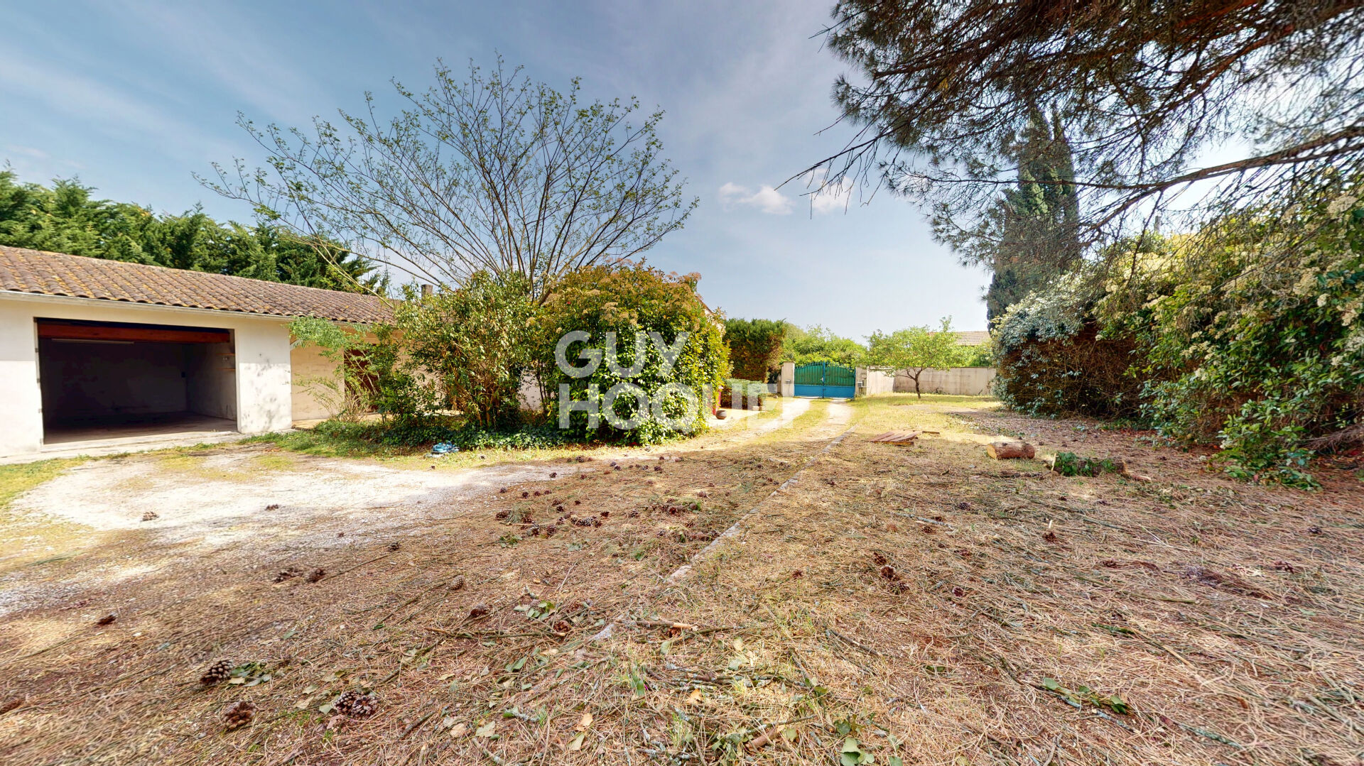 Maison de plain pied, garage, jardin