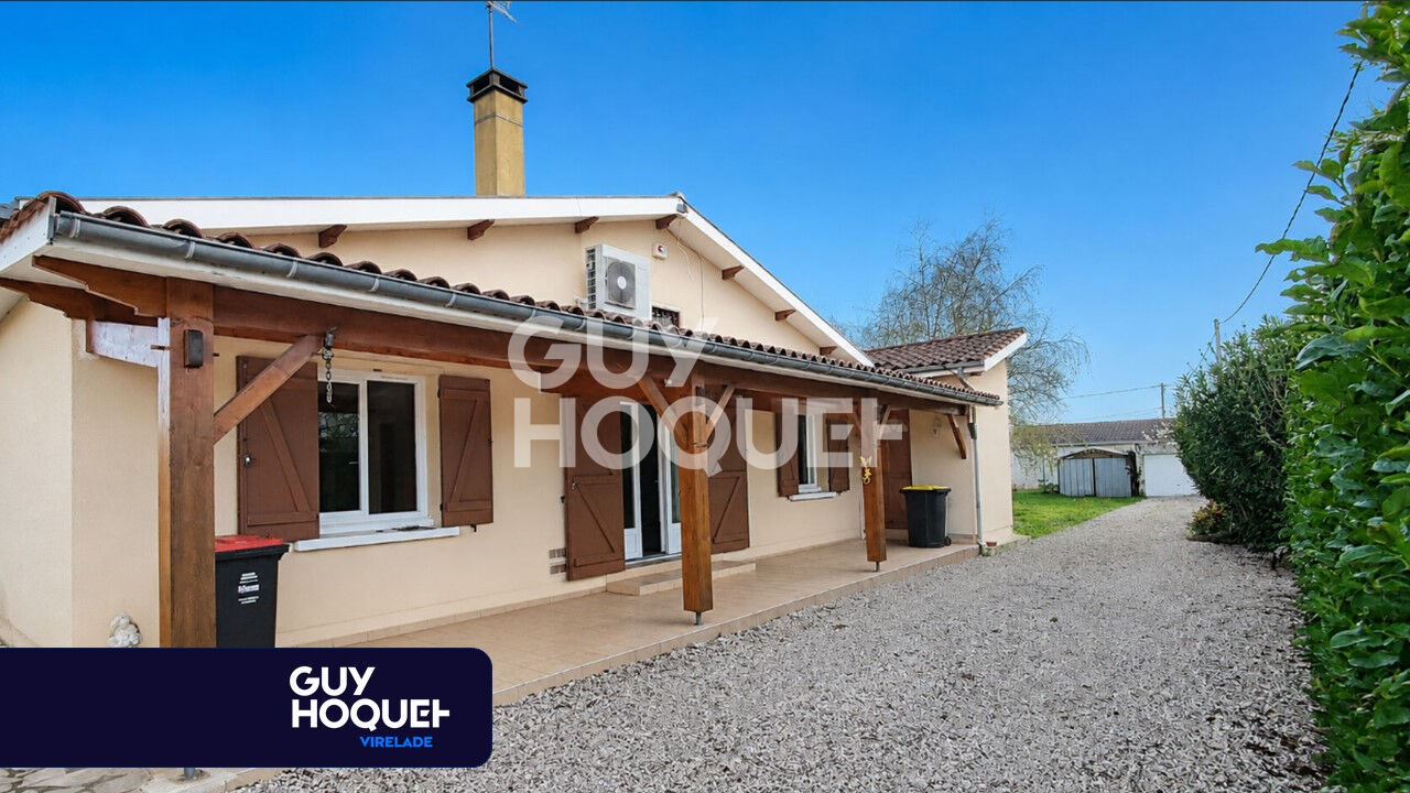 Maison 3 chambres plain pied + jardin