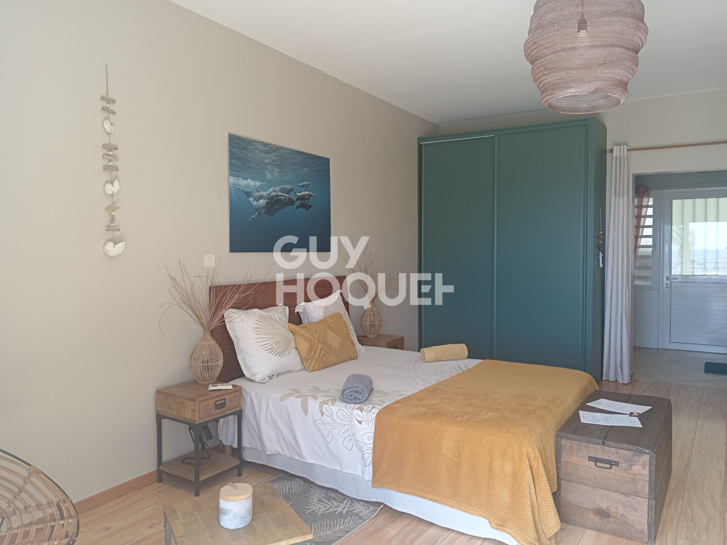 haut de villa vue mer et piscine