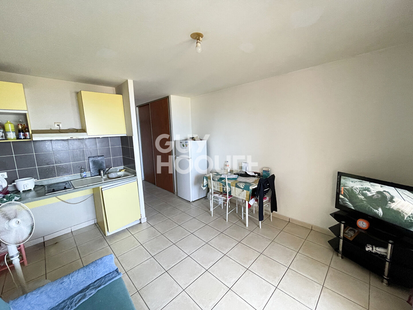 Bellepierre -Studio 31 m² avec varangue, vue mer et piscine