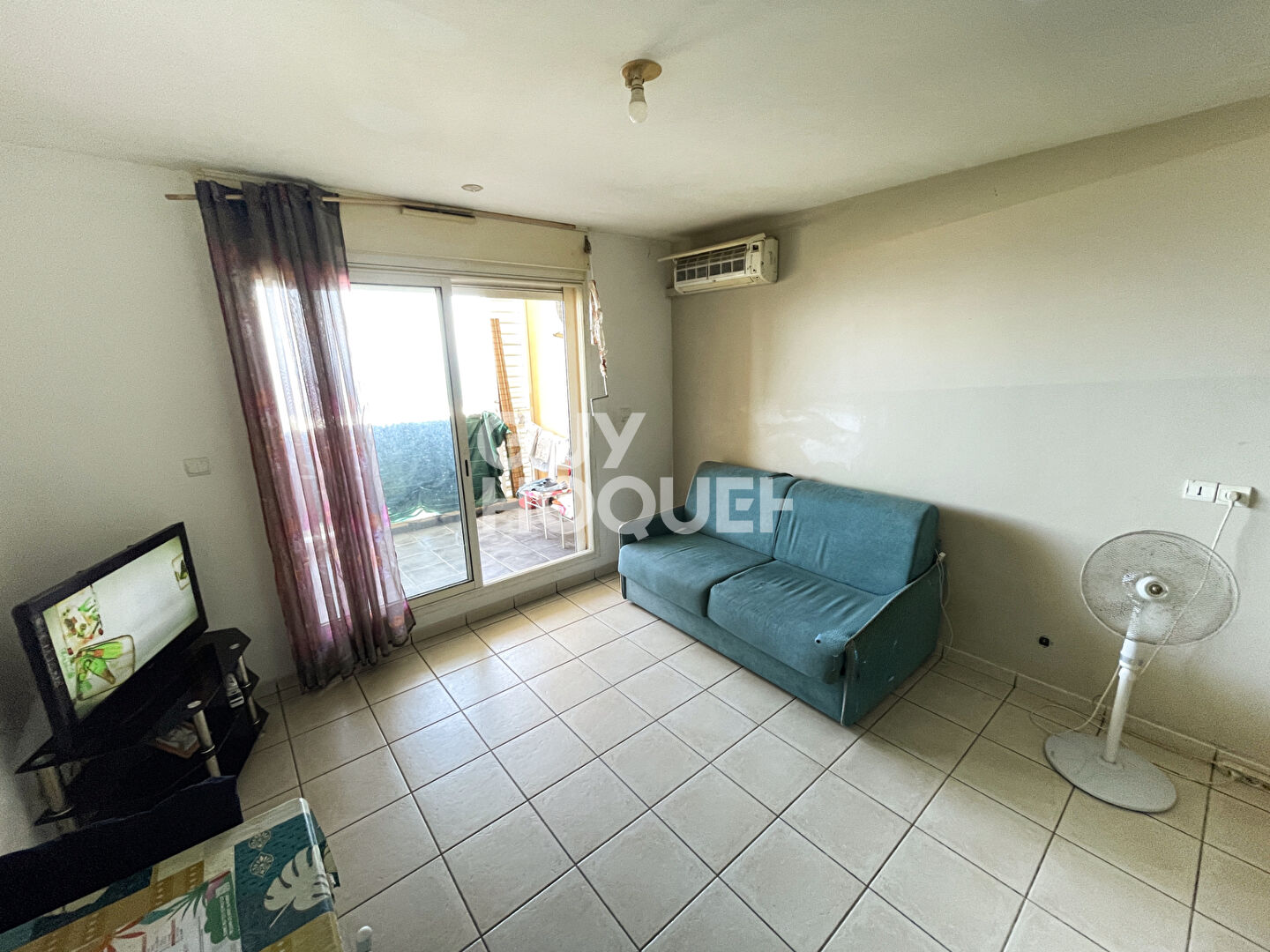 Bellepierre -Studio 31 m² avec varangue, vue mer et piscine