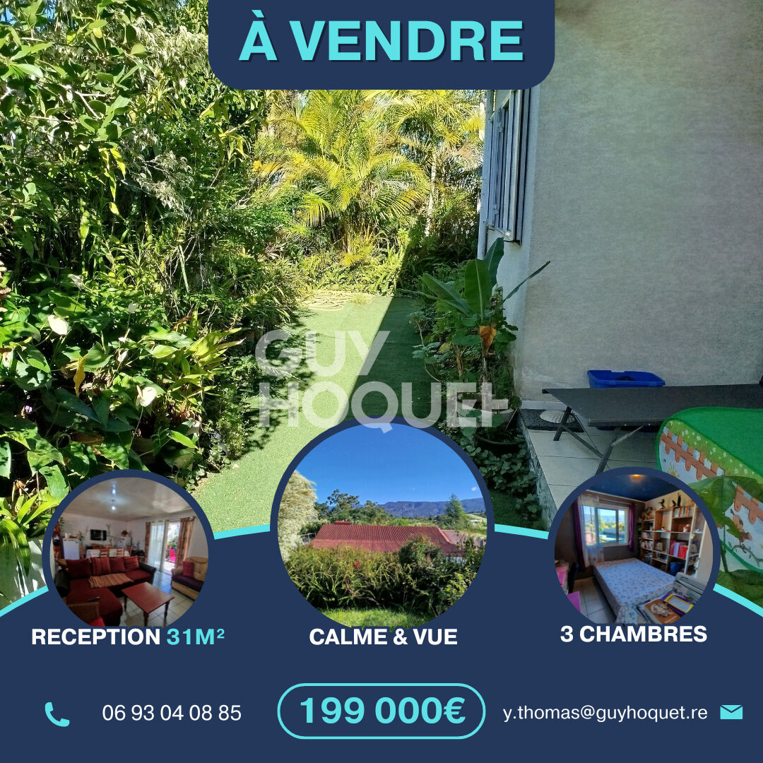Maison 4 pièces 64m²  - Le Tampon 14ème