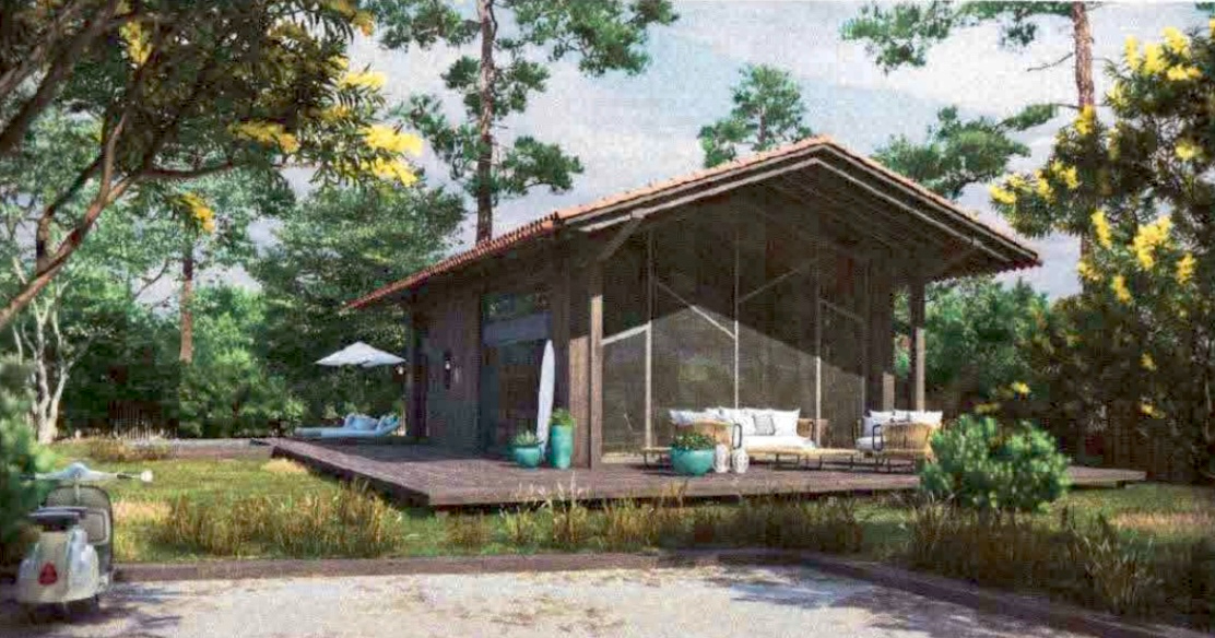 Maison 3 pièces BISCARROSSE