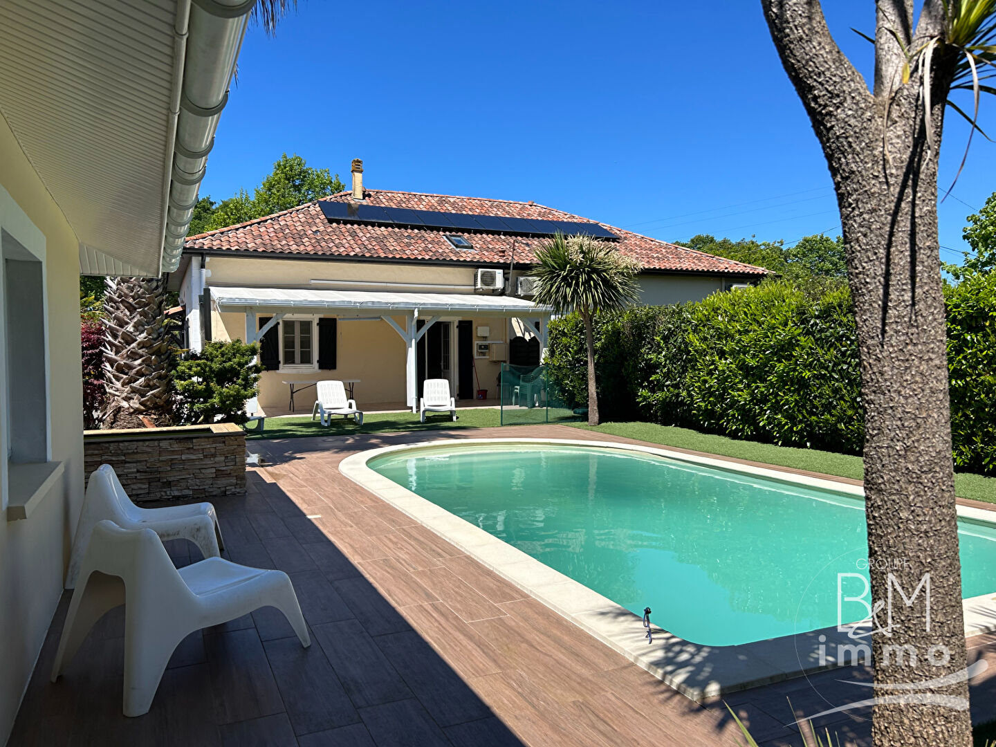 Maison proche centre ville de Seignosse avec piscine et garage de 60 m²