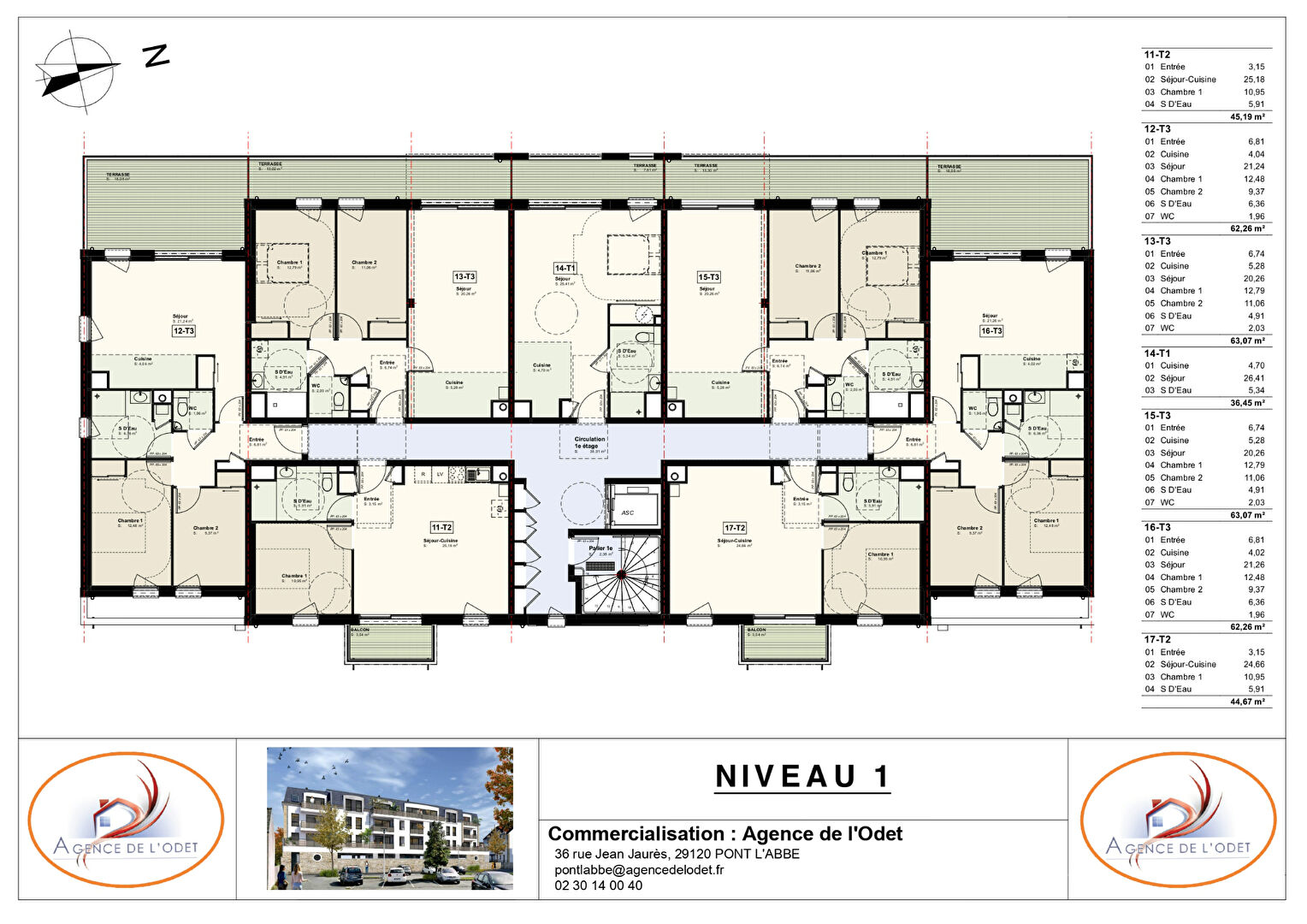 Photo Studio neuf au coeur de Pont-l'Abbé image 4/6