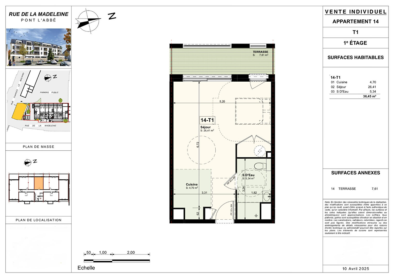 Photo Studio neuf au coeur de Pont-l'Abbé image 5/6