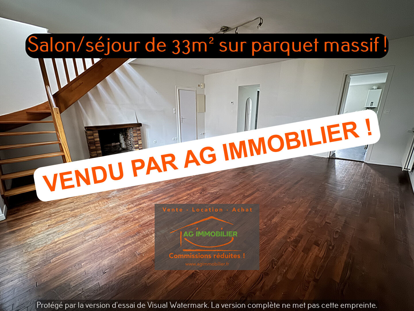 Mordelles Plein centre T3 en duplex de 70 m2 habitables + grenier aménageable (9m² supplémentaires) + cellier privatif !