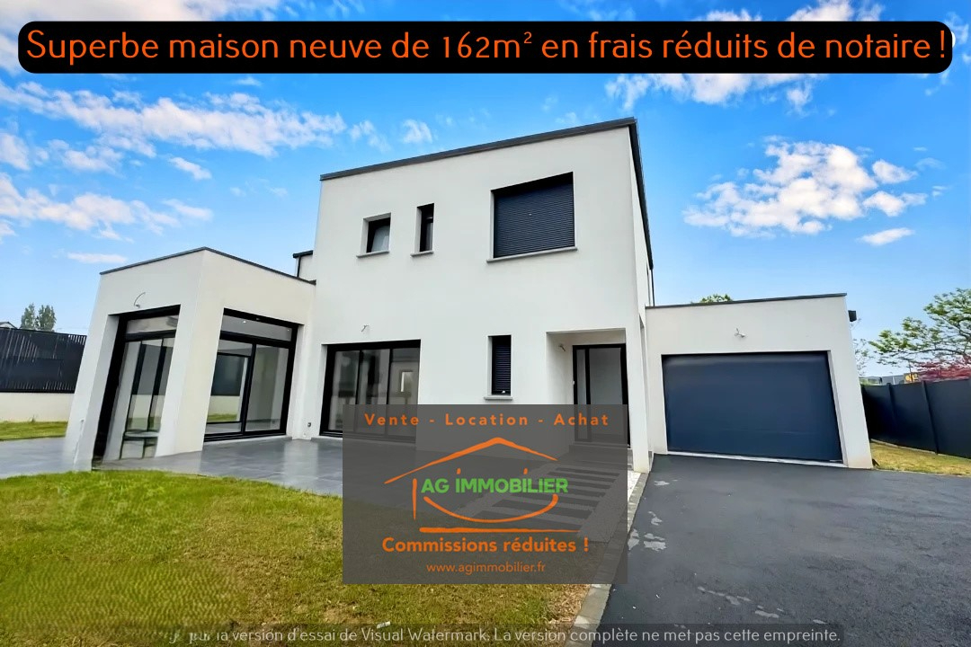 La Meziere Rare à la vente maison neuve en frais réduits de notaire de 162m² habitables sur 560m² de terrain ouest !