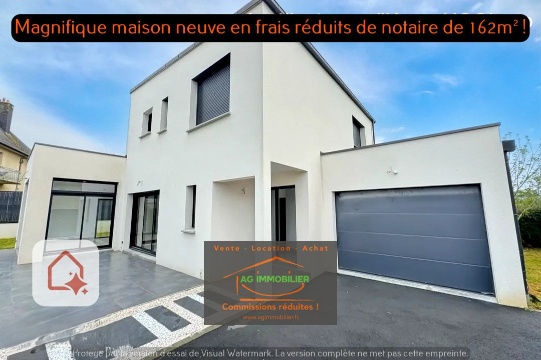 Photo La Meziere Rare à la vente maison neuve en frais réduits de notaire de 162m² habitables sur 560m² de terrain ouest ! image 2/6